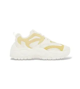 per donna XDX120XV708MZ744 sneakers bianche grosse (37M=37 5), Bianco, Tessuto, 3 a 5cm, Stringhe, Sportivo