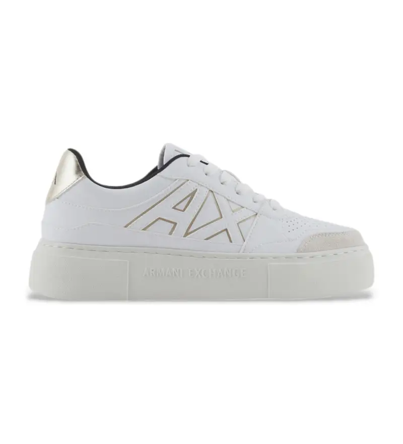 per donna XDX147XV830T782 Sneakers con logo bianco (35), Basso, Stringhe, Casual