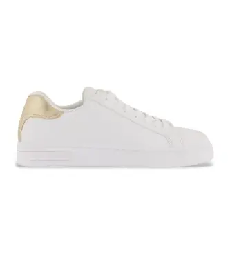per donna XDX165XV891T782 Sneakers bianche con logo (35), Bianco, Basso, Stringhe, Casual