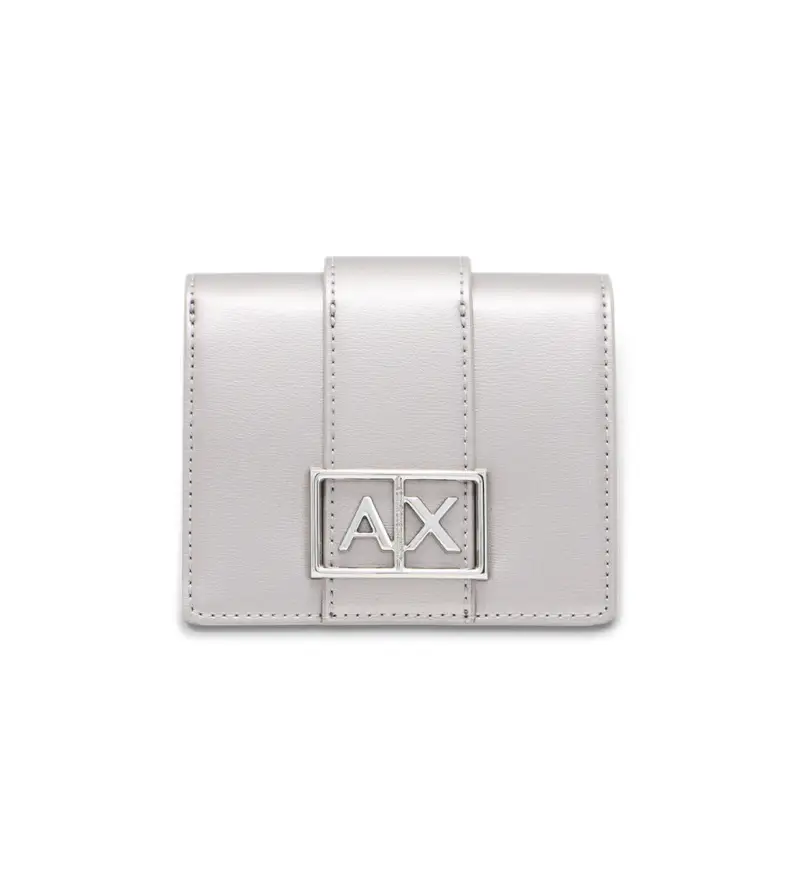 per donna XW000360AF12039U8097 Portafoglio Asv piccolo in argento (OSFA), Casual, Poliestere