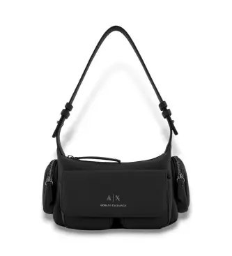 per donna XW000405AF12589UC001 Borsa a tracolla nera (OSFA), Nero, Casual, Sintetico