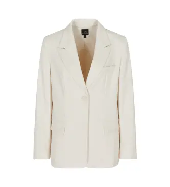 per donna XW000659AF16142U1003 Blazer beige Epitom (XXS), Casual, Classico, Poliestere Bianco