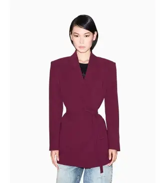 per donna XW000663AF10872UA343 Blazer taglio granato (3XL), Casual, Granata, Classico, Poliestere