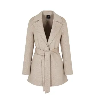 per donna XW000692AF16201M1088 Cappotto marrone moderno (S), Casual, Lana, Poliestere