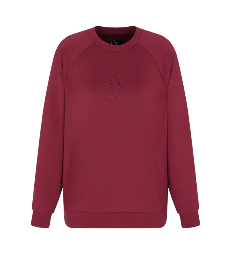 per donna XW000826AF13397UA343 Felpa bordeaux presente (M), Casual, Granata, Poliestere