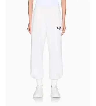 per donna XW000971AF16111U1003 pantaloni jogger bianchi (XS), Bianco, Casual, Sportivo, Sportswear, Multisport, Viscosa