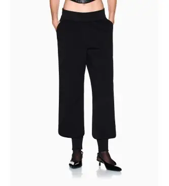 per donna XW000971AF16111UC001 Pantaloni jogger neri di media lunghezza (S), Nero, Casual, Poliamide