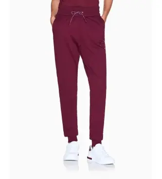 per donna XW000986AF16114UA343 Pantaloni jogger essenziali bordeaux (M), Casual, Cotone
