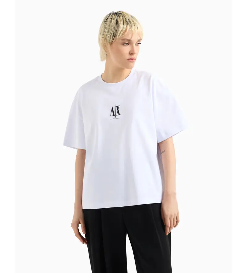 A|X Armani Exchange T-shirt Donna Bianco 4138175
