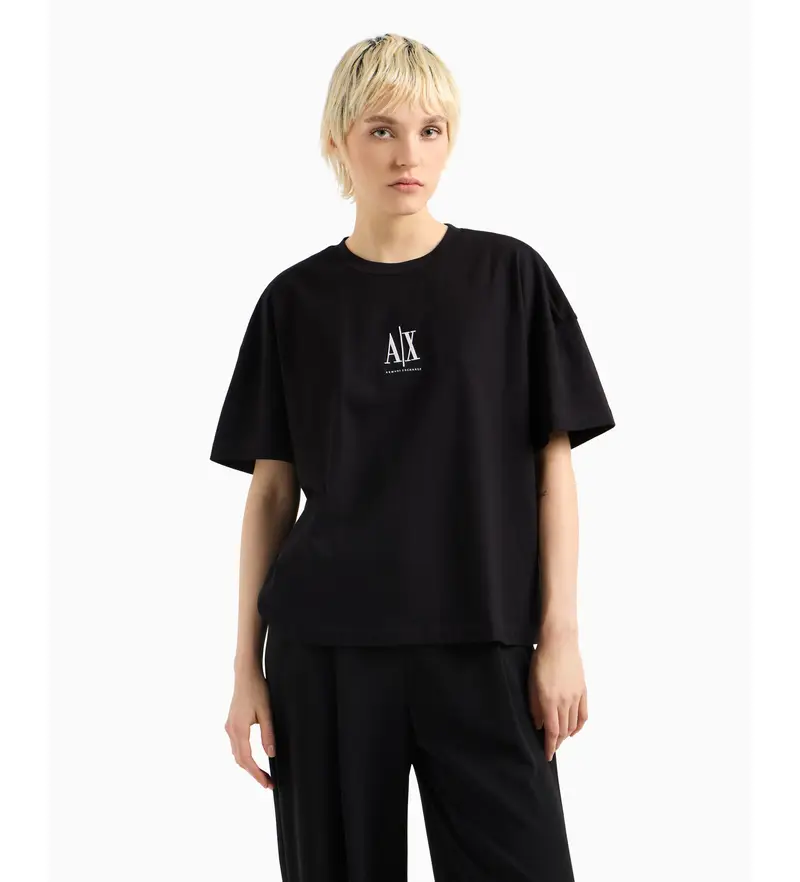 A|X Armani Exchange T-shirt Donna Nero 4139128