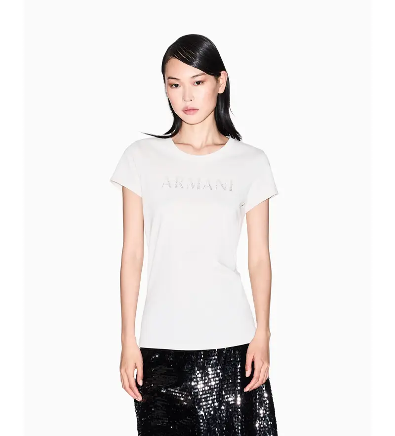 A|X Armani Exchange T-shirt Donna Bianco 4138248