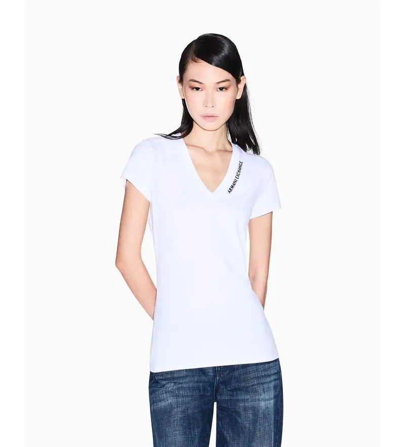 A|X Armani Exchange T-shirt Donna Bianco 4138250
