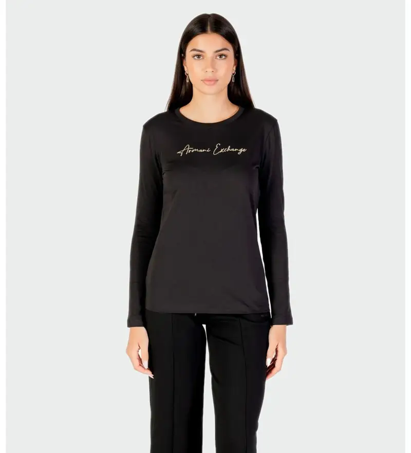A|X Armani Exchange T-shirt Donna Nero 3537892
