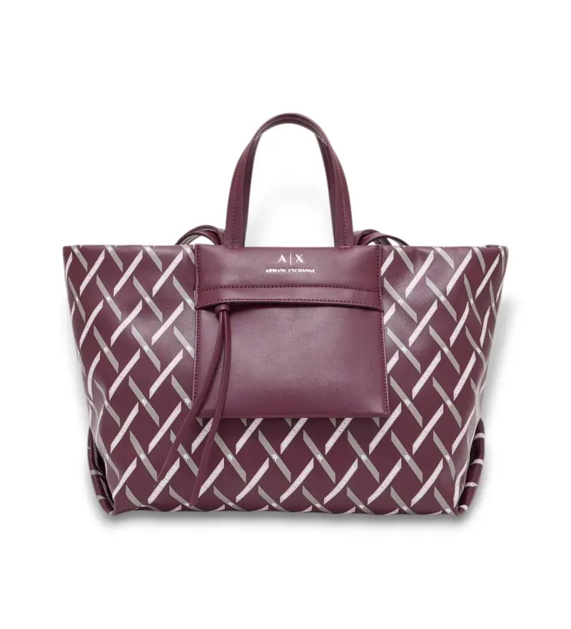 per donna XW001538AF17255MA043 Borsa stampata bordeaux (OSFA), Casual, Poliestere