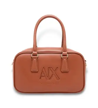 per donna XW001567AF15634U6048 Borsa marrone con manico superiore (OSFA), Casual, Poliestere