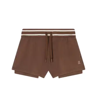 per donna XW001749AF10804U6136 Shorts Line land (S), Marrone, Casual, Modal