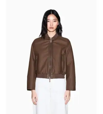 per donna XW002303AF21528U6136 Definizione giacca marrone (S), Casual, Poliestere