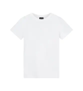 per donna XW002316AF10358U0002 Maglietta bianca essenziale di base (S), Bianco, Casual, Cotone, Manica corta