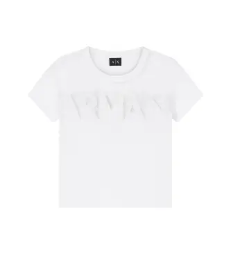 per donna XW002332AF10356U0002 maglietta bianca trasparente (S), Bianco, Casual, Cotone, Manica corta