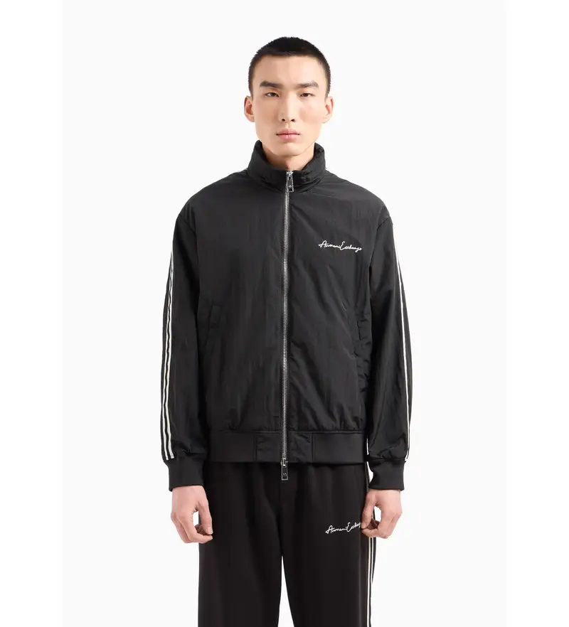 per uomo 8NZB99ZNXXZ1200 Giacca Camper nera (L), Nero, Casual, Poliamide, Manica lunga