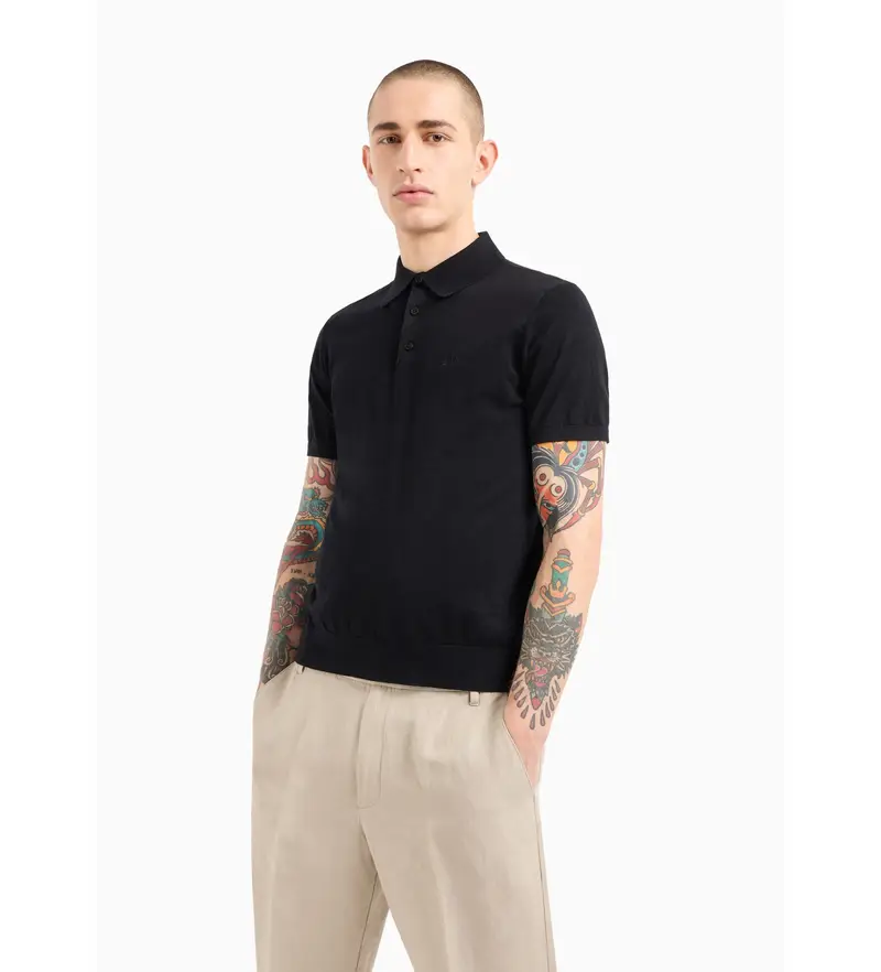 A|X Armani Exchange Polo Uomo Nero 4155768
