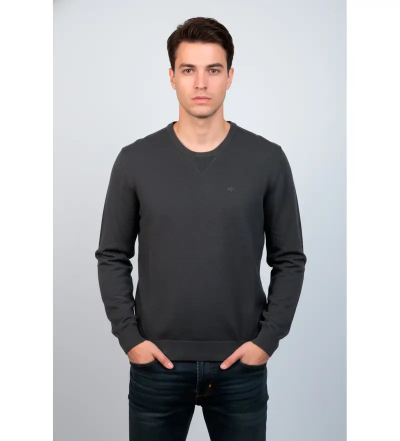 per uomo 8NZM3AZM8AZU8144 Maglione di lana grigio (S), Casual
