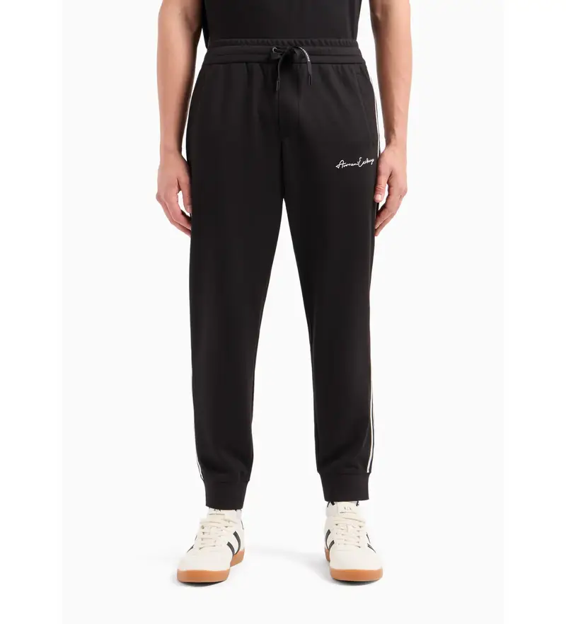 per uomo 8NZPSGZ9N1Z1200 Pantaloni da jogging in pile neri (L), Nero, Casual, Poliestere
