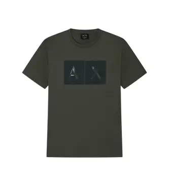 per uomo 8NZTCKZ8H4ZM8317 Maglietta casual verde scuro (M), Cotone, Manica corta