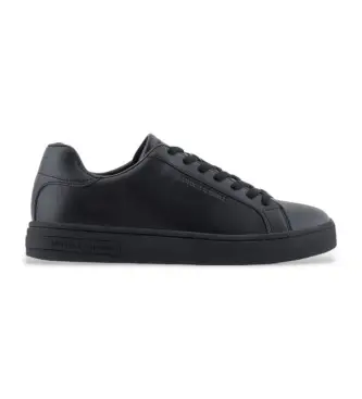 per uomo XM000141AF11912UC001 scarpe da ginnastica in pelle nera (40 5), Nero, Basso, Stringhe, Casual