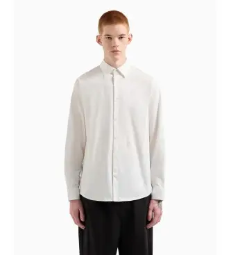 per uomo XM000339AF10192U0009 Camicia bianca classica (L), Bianco, Casual, Cotone, Manica lunga