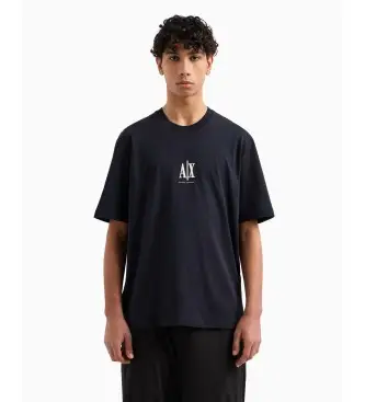 per uomo XM000363AF12308UB101 Maglietta con logo della Marina Militare (L), Casual, Cotone, Manica corta, Navy