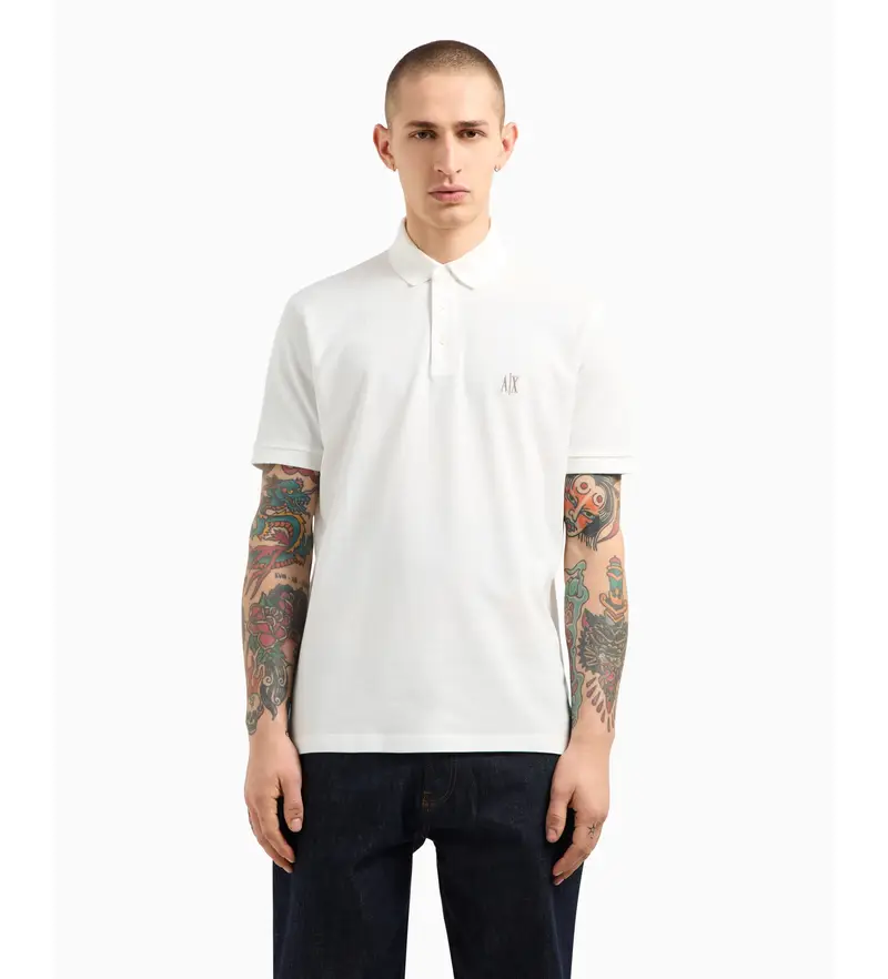 A|X Armani Exchange Polo Uomo Bianco 4138160