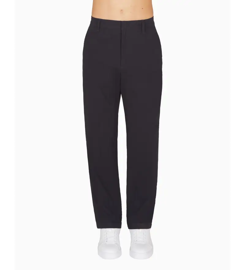 per uomo XM000421AF15603UB101 Eleganti pantaloni blu navy (33), Casual, Cotone