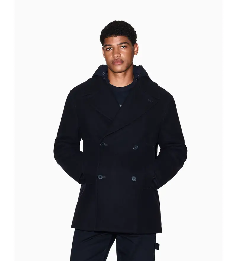 A|X Armani Exchange Giacca blu navy uomo in lana