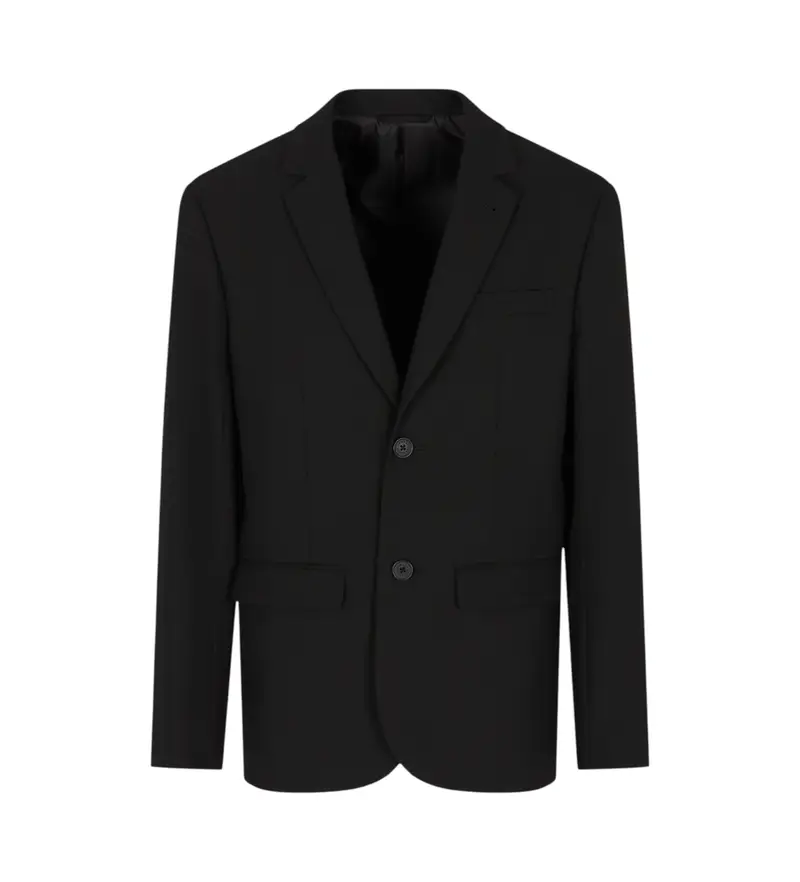 per uomo. XM001198AF16678UC001 Giacca nera morbida (42), Nero, Casual, Classico, Poliestere