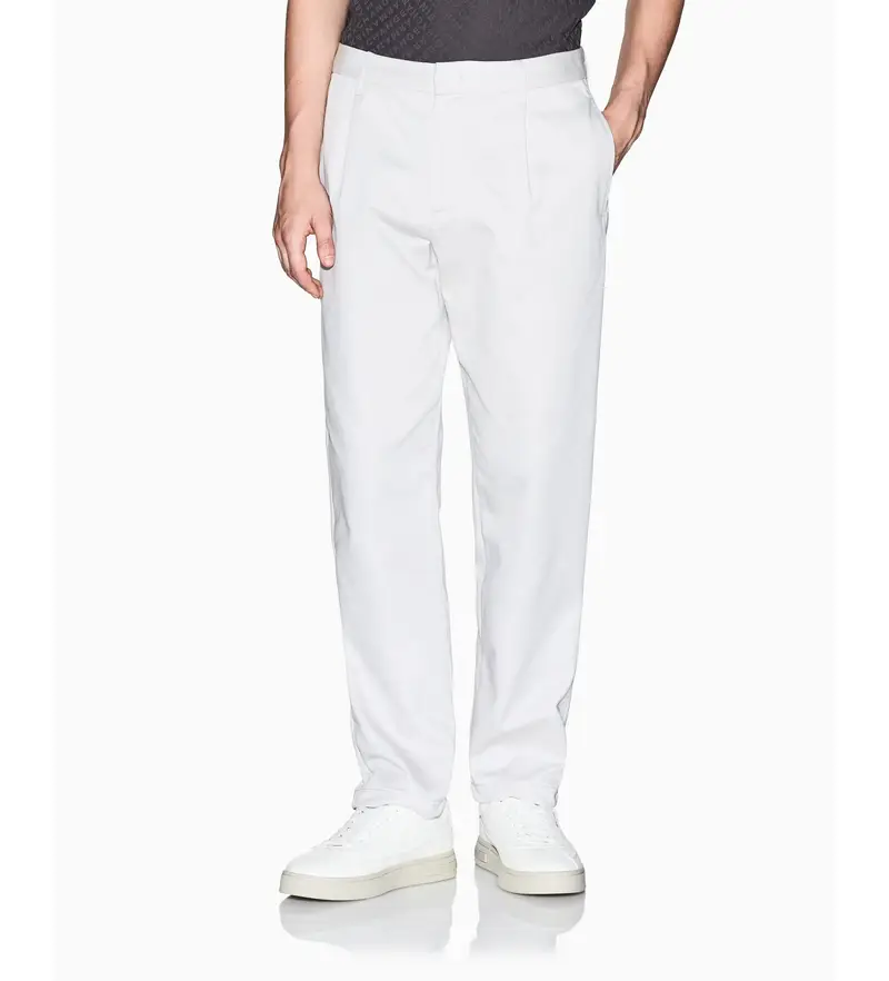 per uomo XM001204AF16679U1013 Pantaloni chino funzionali bianco sporco (30), Casual, Cotone