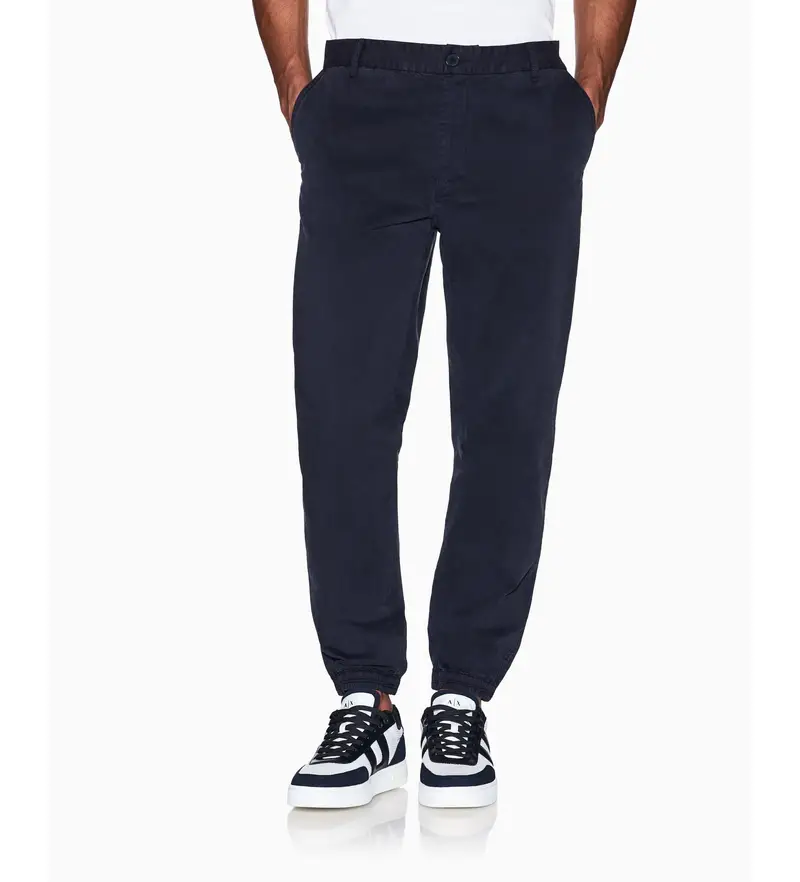 per uomo XM001209AF16680UB101 Pantaloni jogger in chino blu navy (30), Casual, Cotone