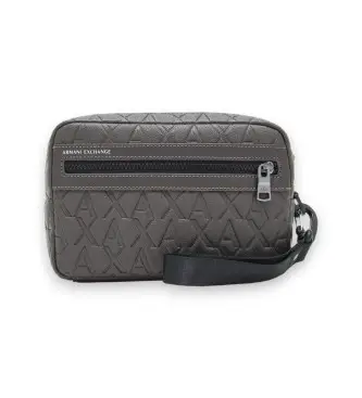 per uomo XM001272AF12133U6200 Borsa da toilette marrone contemporanea (OSFA), Casual, Poliestere