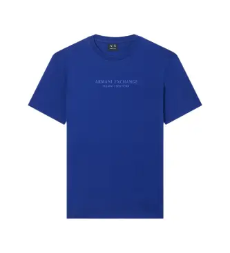 per uomo XM001280AF10361UB131 Maglietta casual blu (XS), Cotone, Manica corta