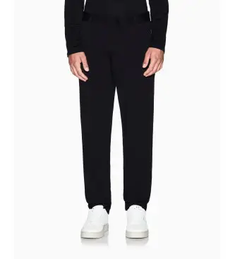 per uomo XM001302AF10818UC001 Pantaloni neri con tasche con cerniera (XXL), Nero, Casual, Cotone Pelle