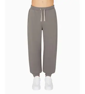 per uomo XM001347AF16222U8092 Pantaloni jogger grigi Silhouette (M), Casual, Grigio, Cotone