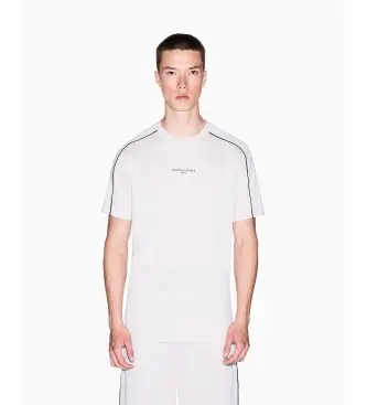 per uomo XM001360AF10358U1013 Maglietta Corte bianco sporco (M), Casual, Cotone, Manica corta