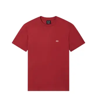 per uomo XM001568AF10358U5101 maglietta rossa di base (S), Rosso, Casual, Cotone, Manica corta