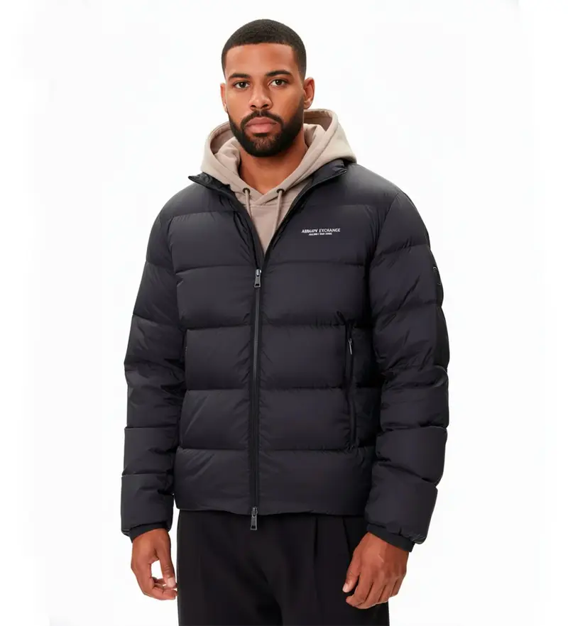 per uomo XM001575AF16927UC001 Giacca imbottita nera (L), Nero, Casual, Poliamide