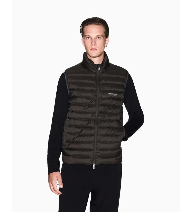 A|X Armani Exchange Gilet Uomo Marrone 4138873
