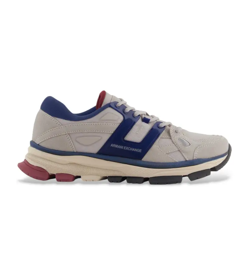 per uomo XM001678AF17356U1013 Sneakers multi grigie (45), Basso, Stringhe, Casual, Grigio Multicolore