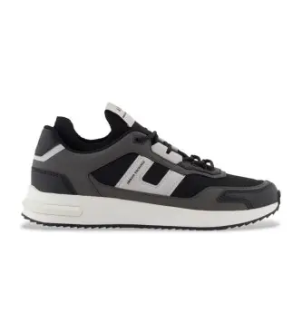 per uomo XM001682AF17359U8092 Sneakers a contrasto nere (43), Nero, Basso, Stringhe, Casual