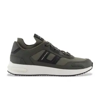 per uomo XM001682AF17359U8144 Sneakers a contrasto verde (43 5), Basso, Stringhe, Casual