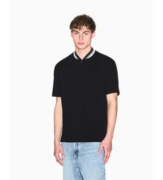 per uomo XM001764AF10366UC001 Polo casual nera (XS), Bianco, Cotone, Manica corta