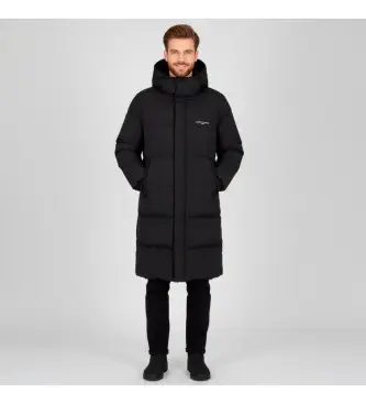 per uomo XM001846AF16340UC001 Lungo cappotto nero in piuma (M), Casual, Poliamide